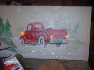Vintage trucks with lights that work.