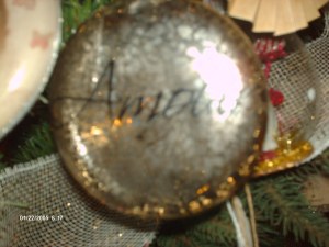 Amour, glass in silver